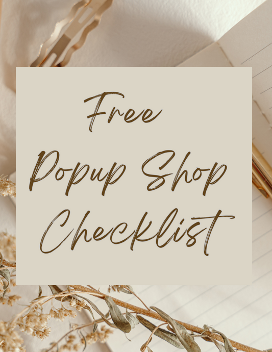 Popup Shop Checklist